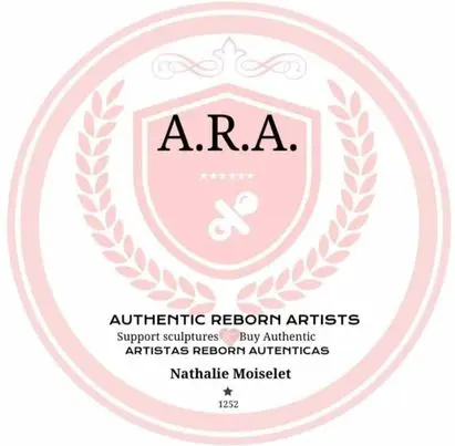 Diplôme d'Authentic Reborn Artiste décerné à Nathalie Moiselet.